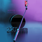 360-Degree Rotating Foldable Bluetooth Selfie Sticks Live Stand, Spec:, P220 TK (Double Clip), P225 TK (Double Clip)