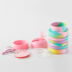 Silicone Folding Water Cup Portable Outdoor Sports Water Bottle Large Capacity Retractable Travel Cup, 350ml