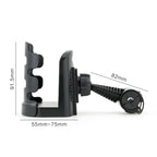 2 PCS SMCP-380 General Riding Cup Rack Motorcycle Bicycle Cup Holder, Rearview Mirror Installation, Handlebar Installation