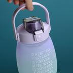 Portable Large Belly Water Cup High Temperature & Drop Resistant Straw Cup, 1.1L