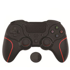 MB-P913 PC Six-Axis Somatosensory Back Key Programming Dual Vibration Bluetooth Gamepad For PS4 Pro, Red Black, Blue Black, Black White, Black