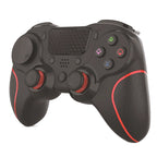 MB-P913 PC Six-Axis Somatosensory Back Key Programming Dual Vibration Bluetooth Gamepad For PS4 Pro, Red Black, Blue Black, Black White, Black