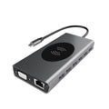BX15W USB HUB Type-C Docking Station with Wireless Charge Function, BX15W