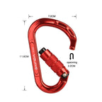 XINDA XD-8123N Outdoor Climbing Equipment Fast Hanging Buckle Carabiner Pear Main Lock HMS Safety Buckle, XINDA XD-8123N(Black), XINDA XD-8123N(Blue), XINDA XD-8123N(Orange), XINDA XD-8123N(Red), XINDA XD-8123N(Silver)