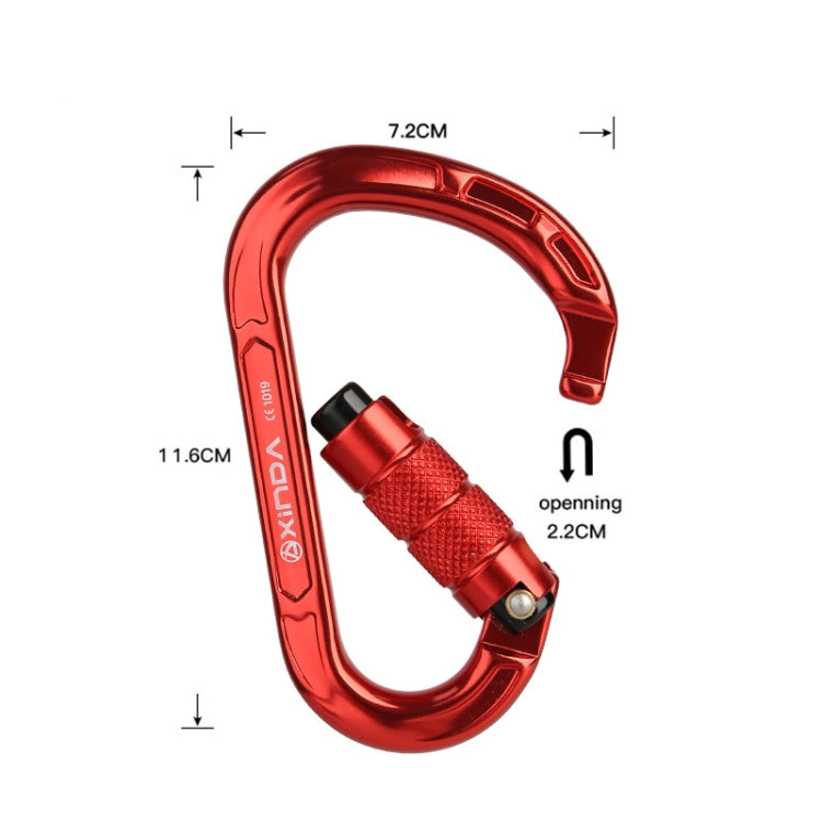 XINDA XD-8123N Outdoor Climbing Equipment Fast Hanging Buckle Carabiner Pear Main Lock HMS Safety Buckle, XINDA XD-8123N(Black), XINDA XD-8123N(Blue), XINDA XD-8123N(Orange), XINDA XD-8123N(Red), XINDA XD-8123N(Silver)