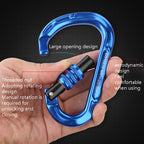 XINDA XD-8123N Outdoor Climbing Equipment Fast Hanging Buckle Carabiner Pear Main Lock HMS Safety Buckle, XINDA XD-8123N(Black), XINDA XD-8123N(Blue), XINDA XD-8123N(Orange), XINDA XD-8123N(Red), XINDA XD-8123N(Silver)