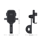 Q1 Motorcycle Mobile Phone Holder Metal Rearview Mirror Bicycle Bracket, Metal Rearview Mirror Bicycle Bracket