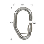 XINDA XD-Q9692 Stainless Steel Tree Adventure Protection Main Lock Insurance Buckle, XINDA XD-Q9692