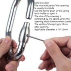 XINDA XD-Q9692 Stainless Steel Tree Adventure Protection Main Lock Insurance Buckle, XINDA XD-Q9692