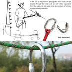 XINDA XD-Q9692 Stainless Steel Tree Adventure Protection Main Lock Insurance Buckle, XINDA XD-Q9692