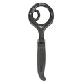 XINDA H9735 9-Ring Descender Mountaineering Rock Climbing Equipment High-Altitude Fast Escape Landing Gear, Black, Gold, Gray