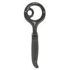 XINDA H9735 9-Ring Descender Mountaineering Rock Climbing Equipment High-Altitude Fast Escape Landing Gear, Black, Gold, Gray