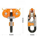 XINDA XD-Q9751 Outdoor Jungle Rope Overhead Crossing Tandem Double Pulley, XINDA XD-Q9751(Orange), XINDA XD-Q9751(Gray)