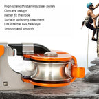 XINDA XD-Q9751 Outdoor Jungle Rope Overhead Crossing Tandem Double Pulley, XINDA XD-Q9751(Orange), XINDA XD-Q9751(Gray)