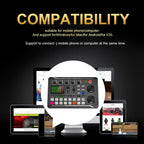 F998 Live Sound Card 16 Sound Effects Noise Reduction Mixers, F998