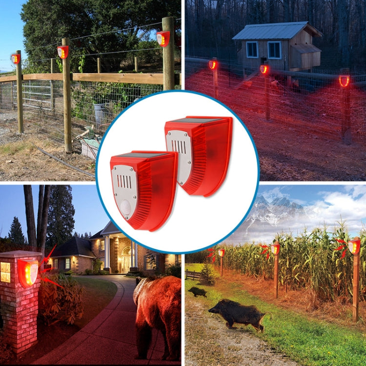 N911M Solar Animal Repeller Outdoor Sound And Light Alarm, with Induction, Timing Model