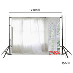 2.1m x 1.5m Anchor Live Room Photo Studio Background Cloth, Window Curtain