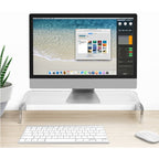 SYC0043 2 PCS Computer Monitor Desktop Increased Acrylic Base, SYC0043