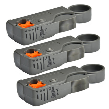 3 PCS Coaxial Cable Stripper Stripping Pliers Cable Stripping Tool