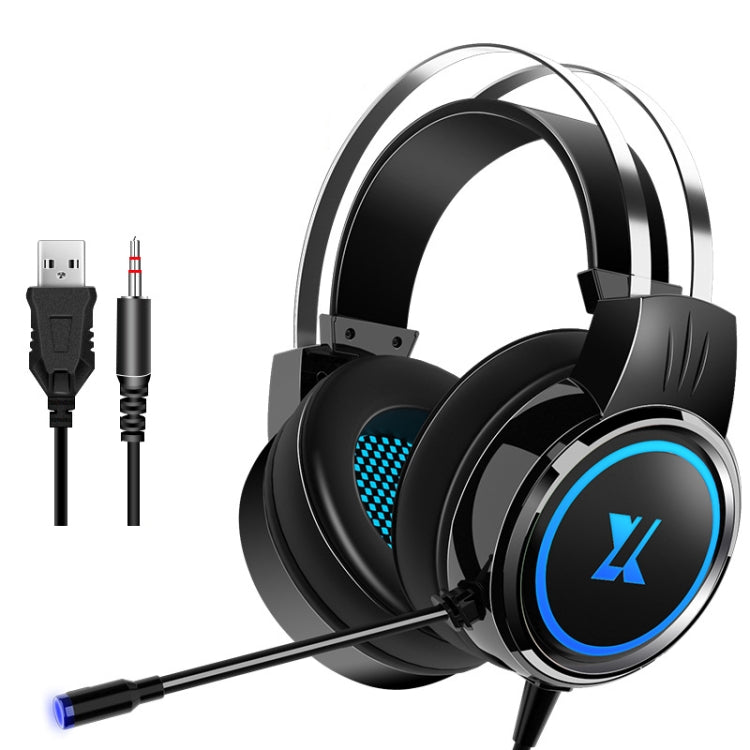 Heir Audio Head-Mounted Gaming Wired Headset With Microphone, X9 Single Hole (Black), X9 Double Hole (Black), X9 Double Hole (White), X9 Double Hole (Pink), X9 7.1 Version (Black), X9 7.1 Version (White), X9  7.1 Version (Pink)                         ...