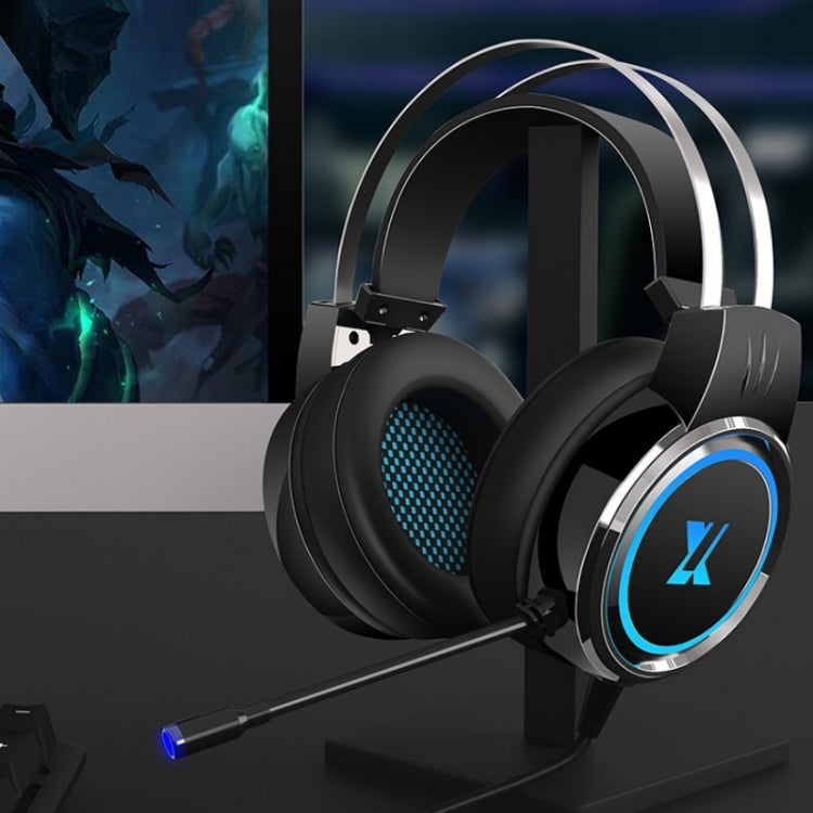 Heir Audio Head-Mounted Gaming Wired Headset With Microphone, X9 Single Hole (Black), X9 Double Hole (Black), X9 Double Hole (White), X9 Double Hole (Pink), X9 7.1 Version (Black), X9 7.1 Version (White), X9  7.1 Version (Pink)                         ...