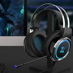 Heir Audio Head-Mounted Gaming Wired Headset With Microphone, X9 Single Hole (Black), X9 Double Hole (Black), X9 Double Hole (White), X9 Double Hole (Pink), X9 7.1 Version (Black), X9 7.1 Version (White), X9  7.1 Version (Pink)                         ...