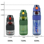 8012 Outdoor Large Capacity Sports Cup Anti-impact Fitness Kettle, Capacity:, 500ml (Pearl White), 500ml (Black Gray), 500ml (Storm Purple), 500ml (Storm Orange), 500ml (Storm Green), 500ml (Storm Blue), 720ml (Pearl White), 720ml (Black Gray)         ...