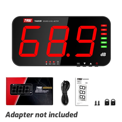 TASI TA653B Large-Screen Noise Meter Wall-Mounted Decibel Meter, TA653B