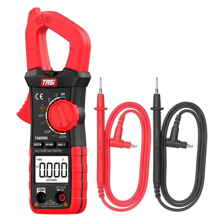 TASI TA8315D Pincers Meter High-Precision Digital Ammeter, TA8315D