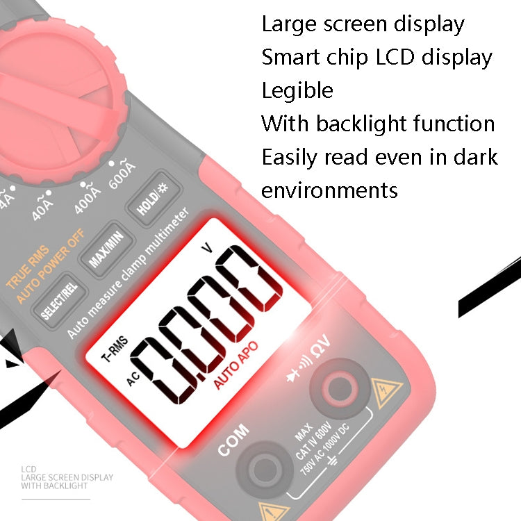 TASI TA8315D Pincers Meter High-Precision Digital Ammeter, TA8315D