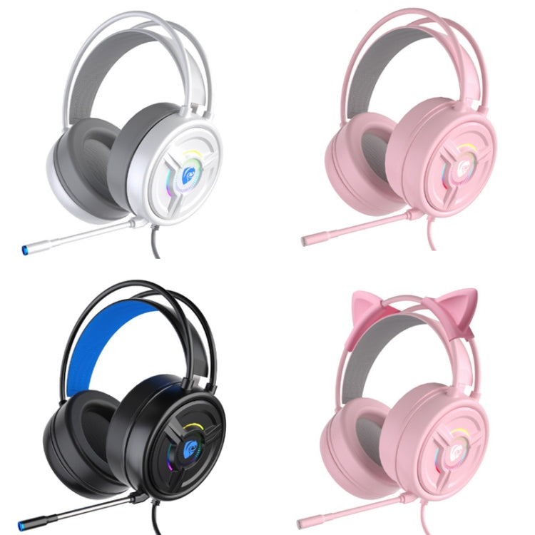 PANTSAN PSH-200 Wired Gaming Headset with Microphone, 3.5mm White, 3.5mm Pink, 3.5mm Black, 3.5mm Pink Cat Ear