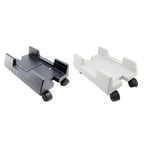 ZJ008 Computer Host Bracket with Brake Movable Tray, Black, Gray White