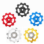 Mountain Bicycle Flywheel Guide Wheel, Red, Blue, Black, Gold, Silver