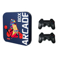 For PS1/PSP/N64/DC Wireless Video Game Machine Box 4K HD Display, UK Plug, 64G UK Plug, 128G UK Plug, 256G UK Plug