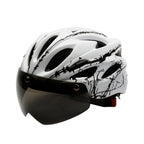 RZ285 Bicycle Outdoor Riding Helmet With Goggles, RZ285 White Black, RZ285 Black White, RZ285 Black Red, RZ285 Dark Blue, RZ285 Black Green