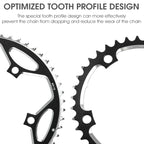 WEST BIKING 2-Piece 53t-39t Road Bike Aluminum Alloy Gear, WEST BIKING 53t-39t, WEST BIKING 2-Piece