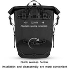 WEST BIKING 25L Mountain Bike Shelf Waterproof Reflective Camel Bag, WEST BIKING 25L Camel Bag
