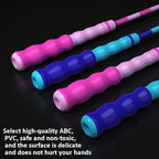 2 PCS 2.8m Children Bamboo Joint Skipping Rope, Style:, Soft Beads Pink, Soft Beads Blue, Soft Beads Purple, Soft Beads Green