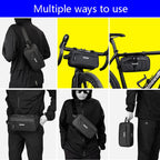 Rhinowalk X21921 2.5L Waterproof Bicycle Front Hanging Bag, Water Repellent (Matt Green), Water Repellent (Matt Black)