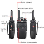 2pcs TID 118 Small Walkie Talkie Radio Communication, CN Plug