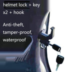 3 Sets Motorcycle Helmet Fixed Lock Hook, Motorcycle Helmet Fixed Lock Hook