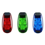 Outdoor Cycling Night Running Warm Light Bicycle Tail Light, Colour: 3 LED Red, 3 LED Red, 3 LED Blue, 3 LED Green, 5 LED Red, 5 LED Blue, 5 LED Green