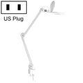 TS-9827 8X Multifunctional Clip-on Work Maintenance Magnifier with LED Light, 8X (US Plug)