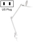 TS-9827 8X Multifunctional Clip-on Work Maintenance Magnifier with LED Light, 8X (US Plug)