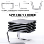 BONERUY P49 Aluminium Alloy Heat-Dissipating Notebook Holder Storage Heightened Holder