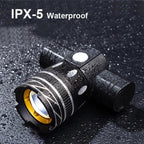 7602 LED USB Charging Telescopic Zoom Bicycle Front Light, Specification:, Headlight, Headlight + 928 Taillight, Headlight + 056 Taillight, Headlight + 313 Taillight, Headlight + Gem Lamp, Headlight +11034 Taillight, Headlight + Laser Taillight        ...