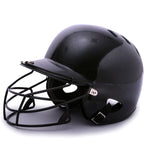 Head and Face Protection Baseball Helmet for Adults, Black, Blue, Red