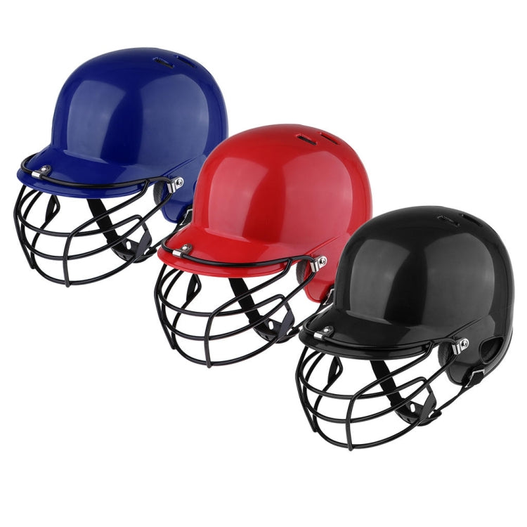 Head and Face Protection Baseball Helmet for Adults, Black, Blue, Red