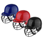 Head and Face Protection Baseball Helmet for Adults, Black, Blue, Red