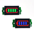 Lithium Battery Fuel Gauge Display Module, Green, Blue